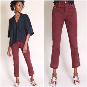 Amo denim babe raw hem cord in port 28